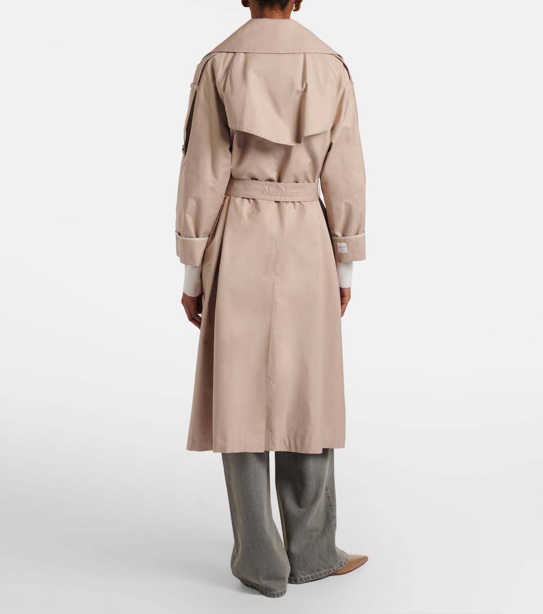 Cotton-blend gabardine trench coat | Max Mara