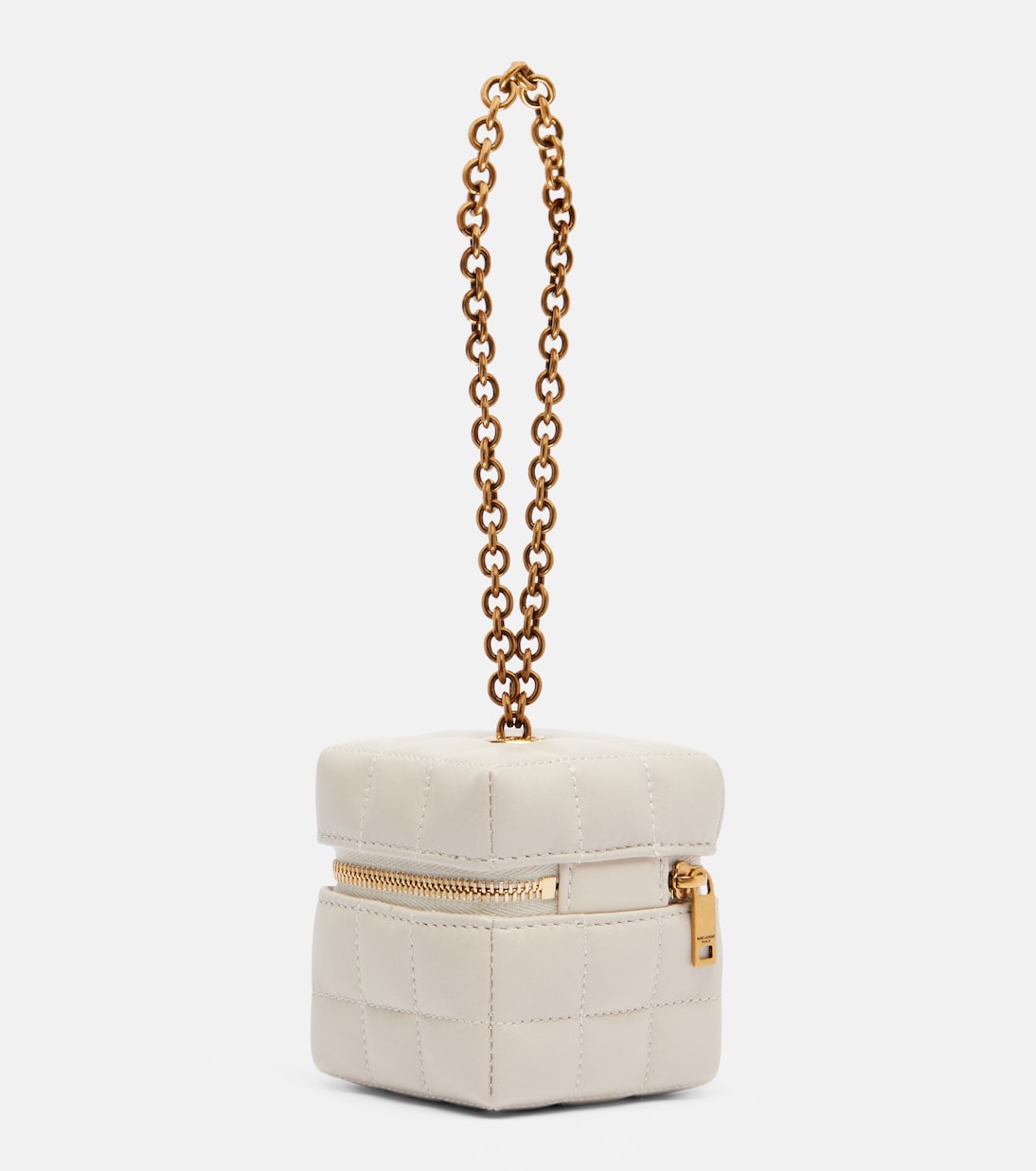 Cassandre Carré Mini leather box bag  | Saint Laurent