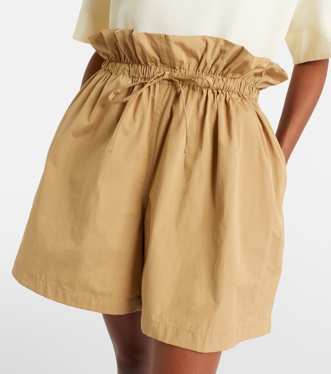 Cotton poplin shorts | Jil Sander