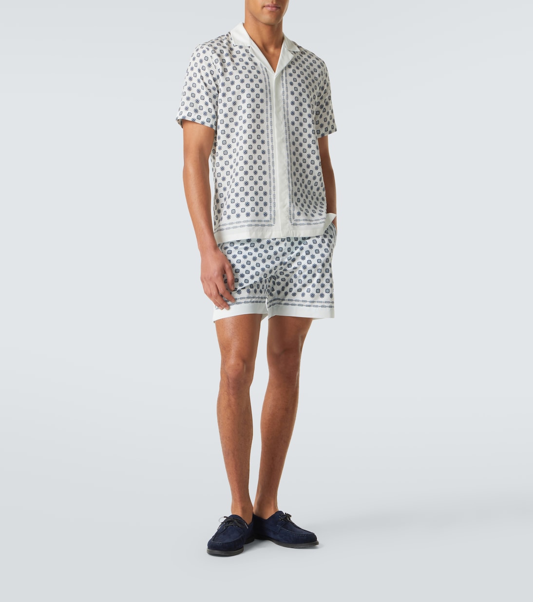 Maitan printed bowling shirt | Orlebar Brown