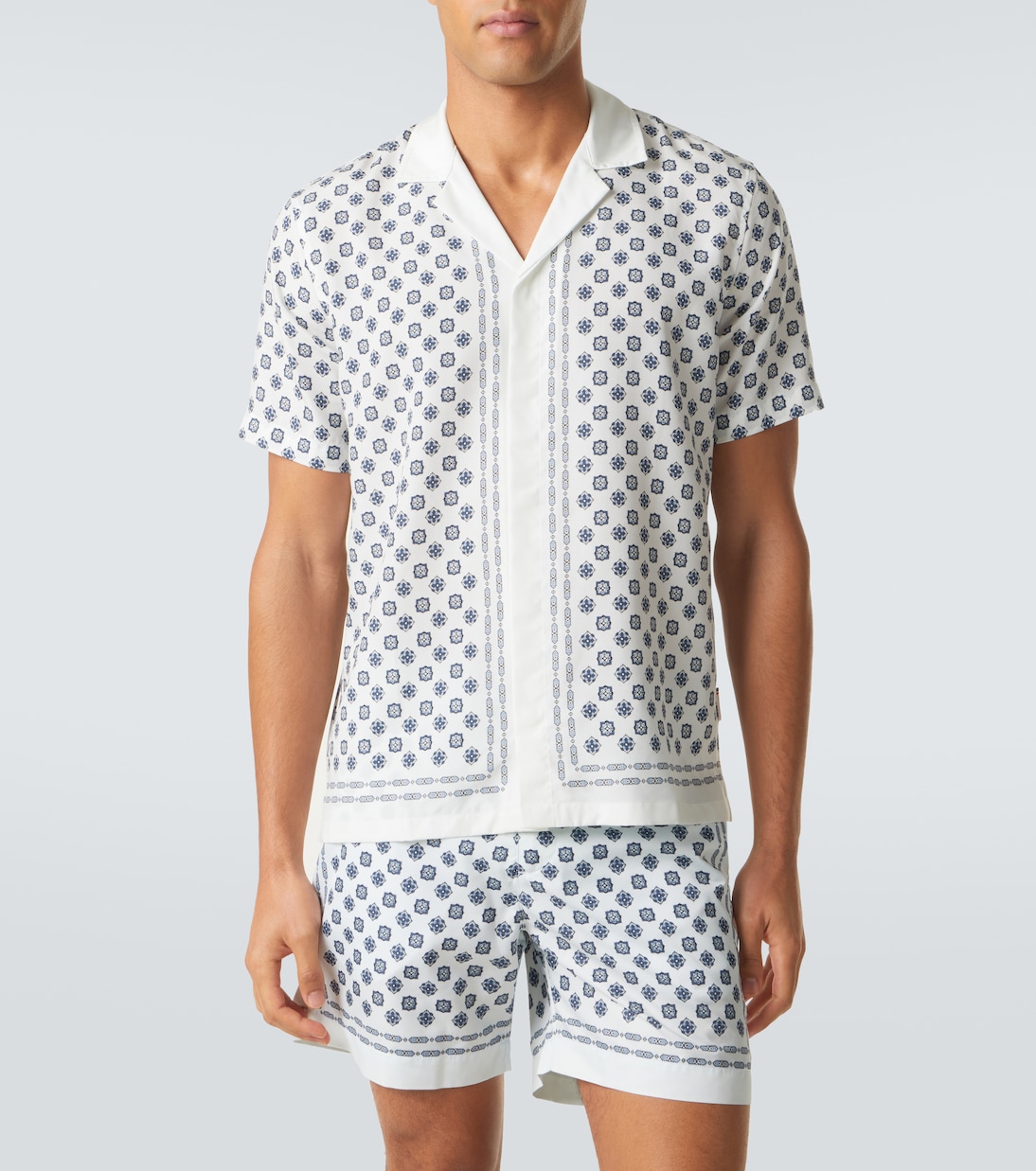 Maitan printed bowling shirt | Orlebar Brown