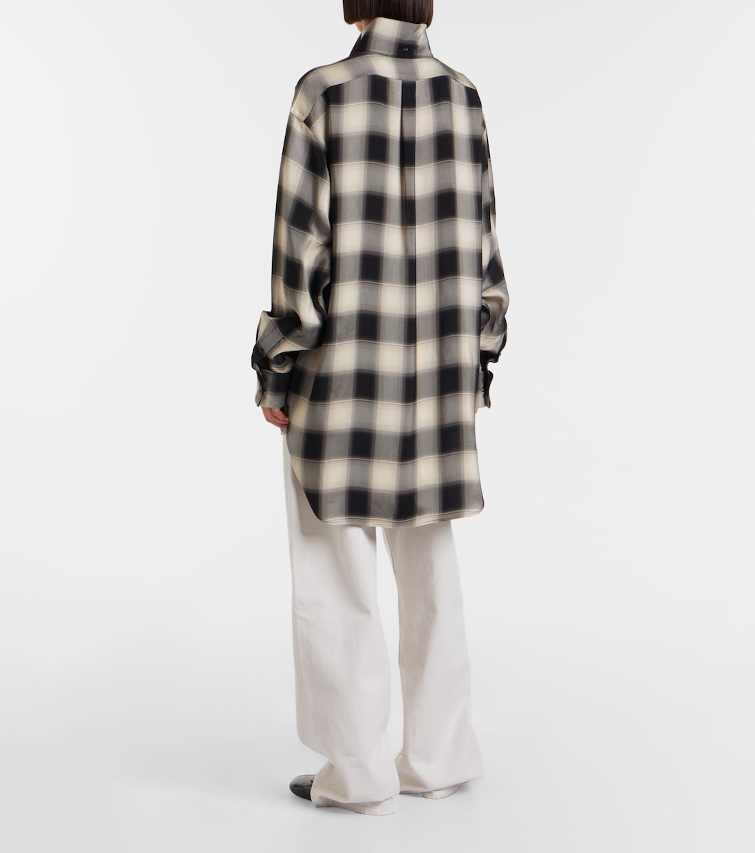 Checked oversized shirt | Phoebe Philo