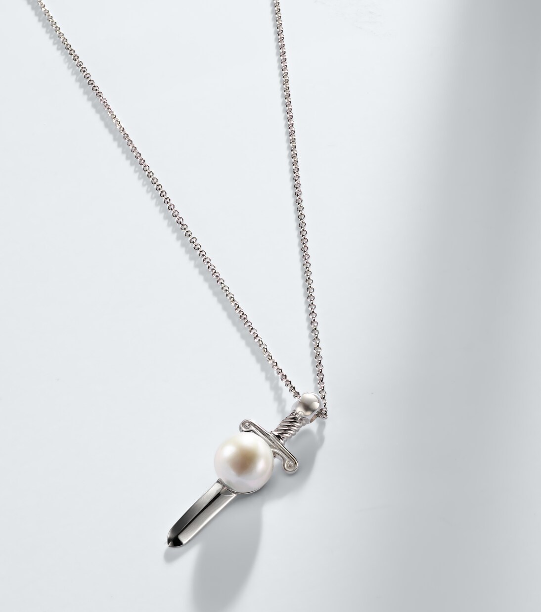 Collana in argento sterling con perla | Mateo