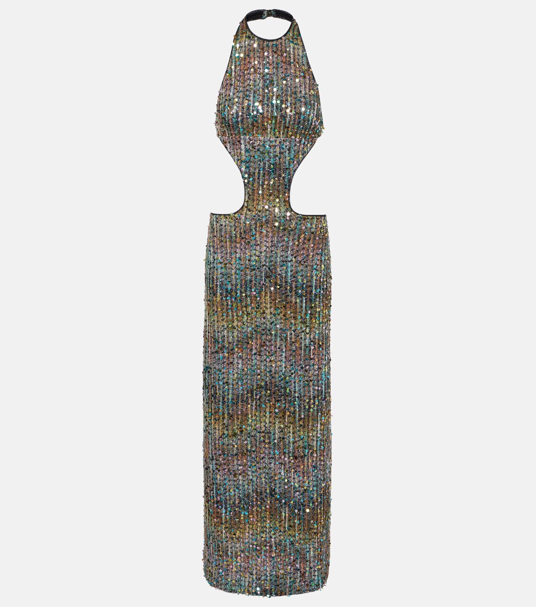 Open-back sequined lamé gown | Missoni