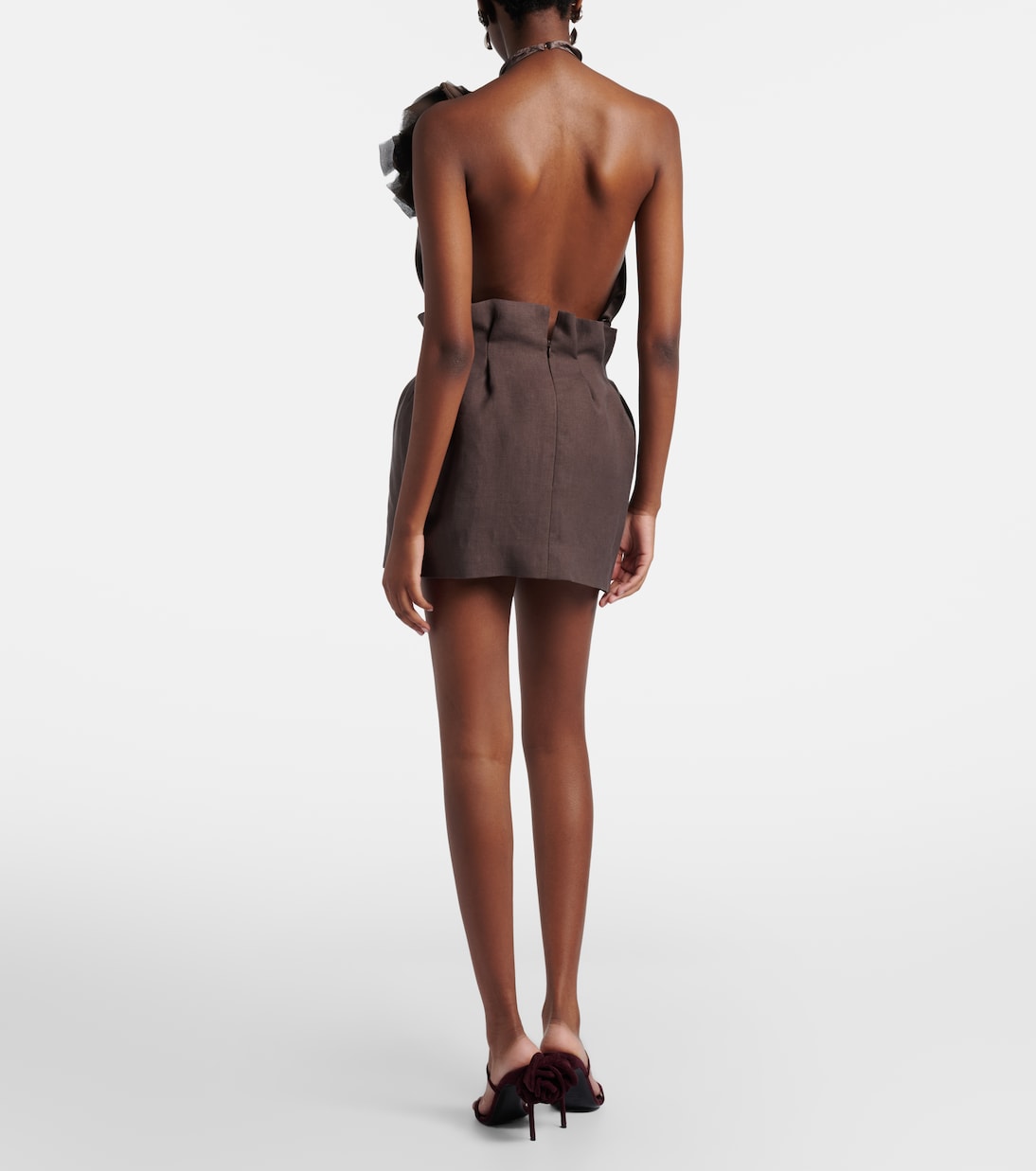 Linen miniskirt | Magda Butrym
