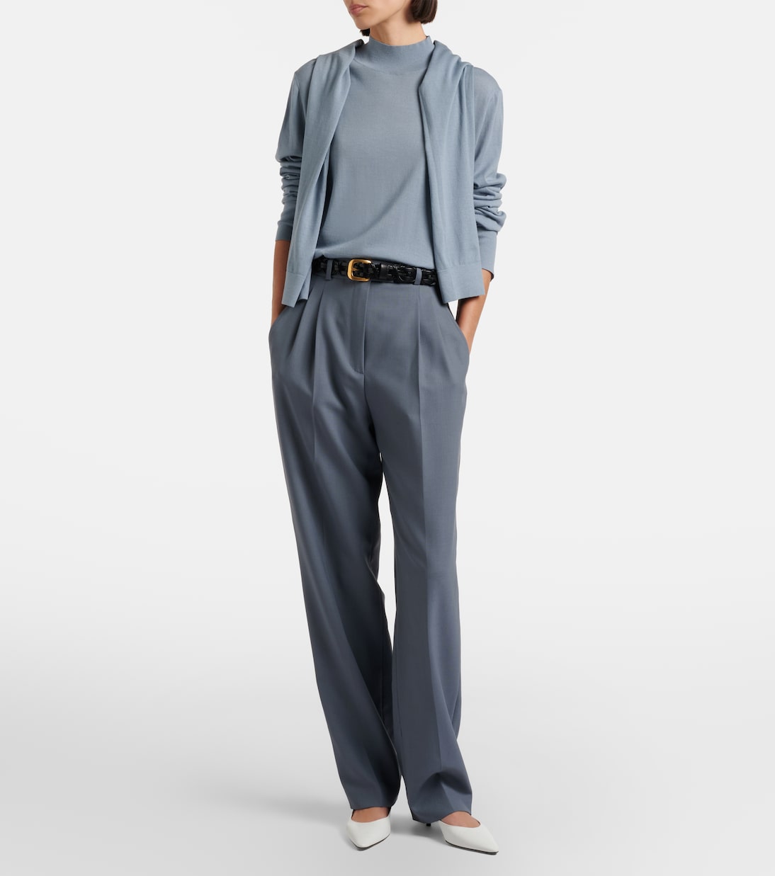 Ragnar virgin wool wide-leg pants | The Row