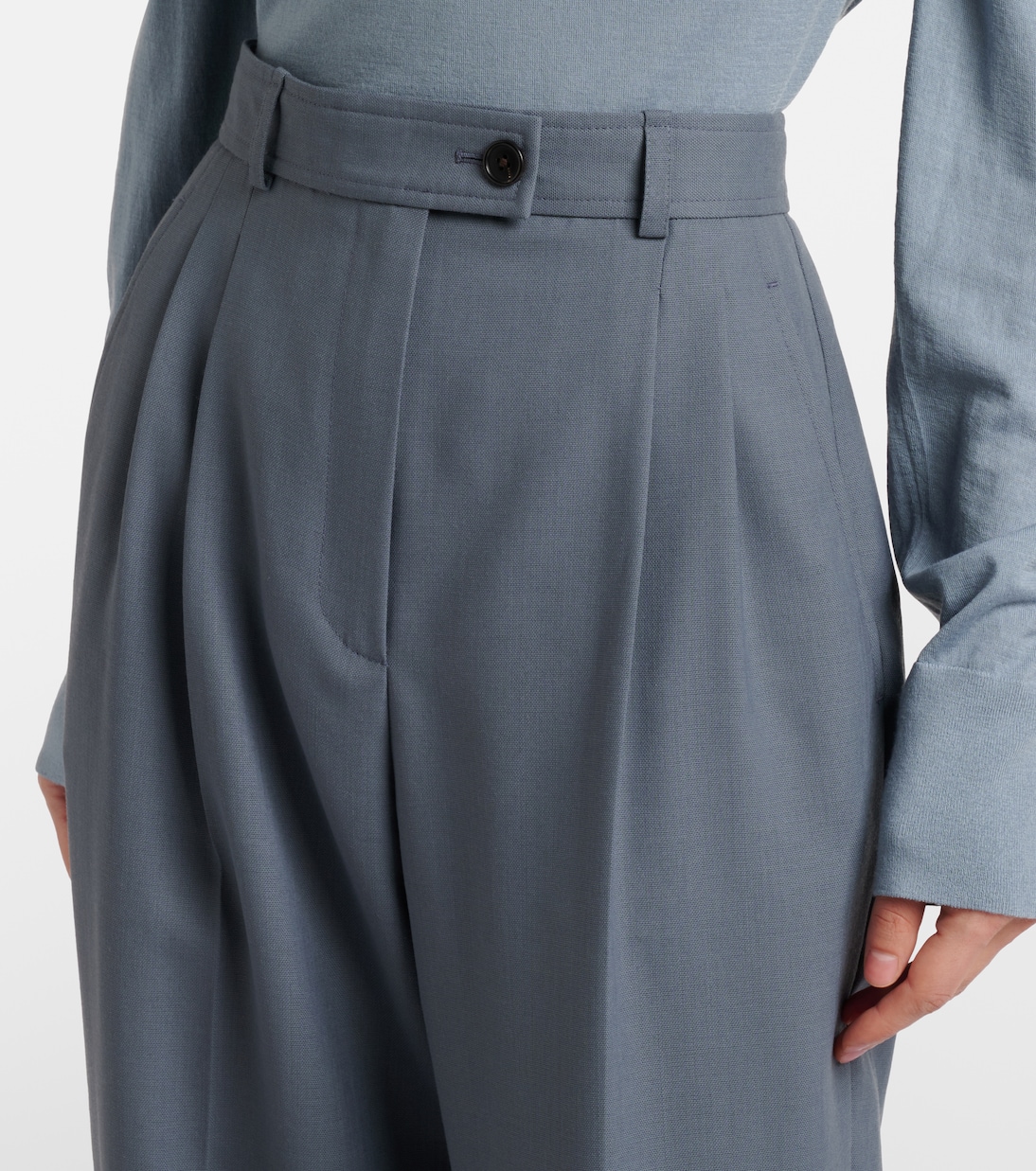 Ragnar virgin wool wide-leg pants | The Row