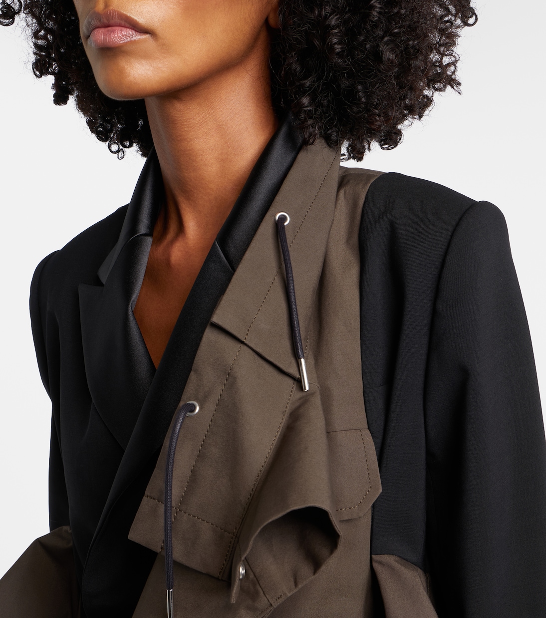 Paneled blouson jacket | Sacai