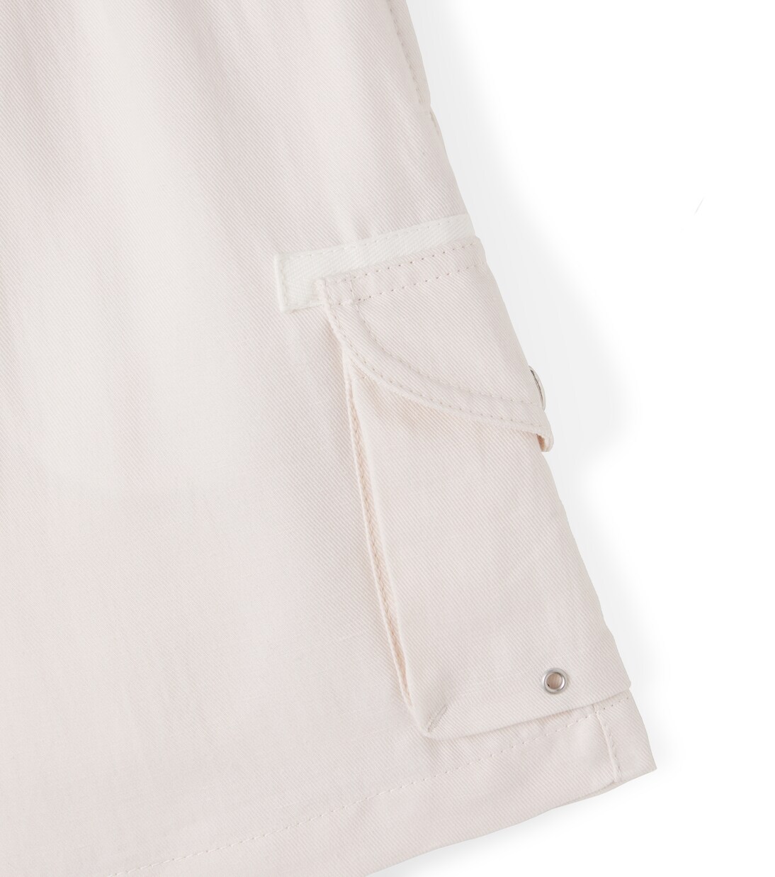 Linen and cotton cargo shorts | Brunello Cucinelli Kids