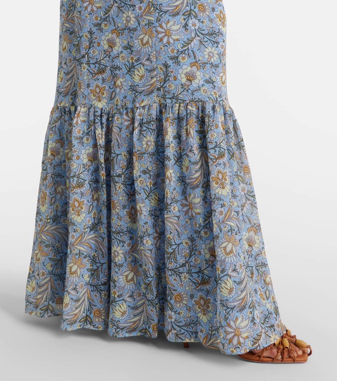 Maxikleid Clem aus Baumwolle und Seide | Veronica Beard