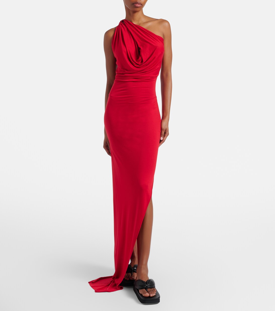 One-Shoulder-Robe Aaliyah | Rick Owens