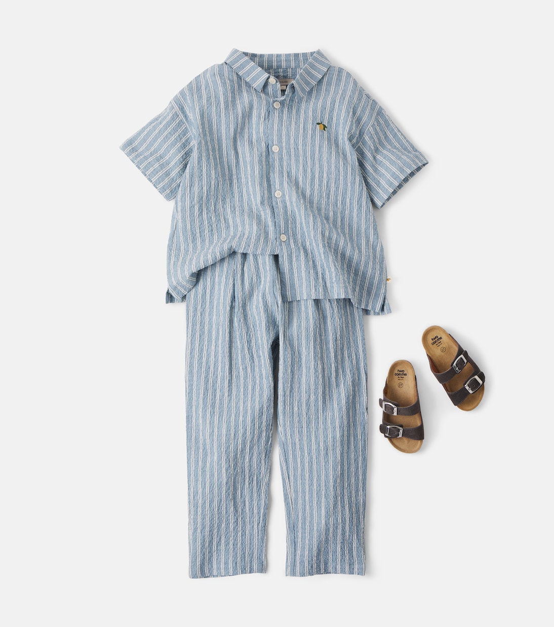 Hose Elliot aus Baumwoll-Seersucker | Konges Sløjd