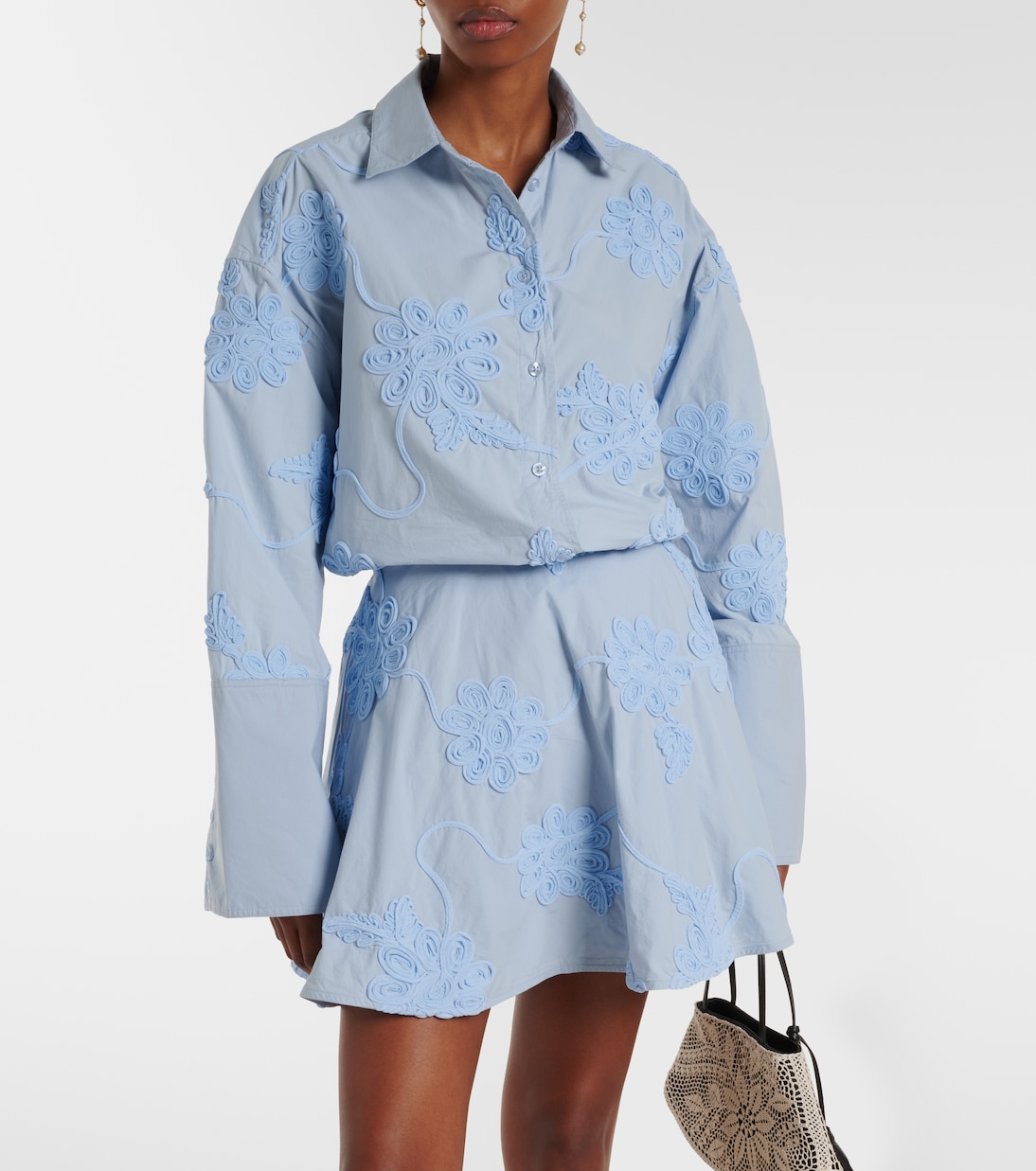 Embroidered cotton shirt | Rotate