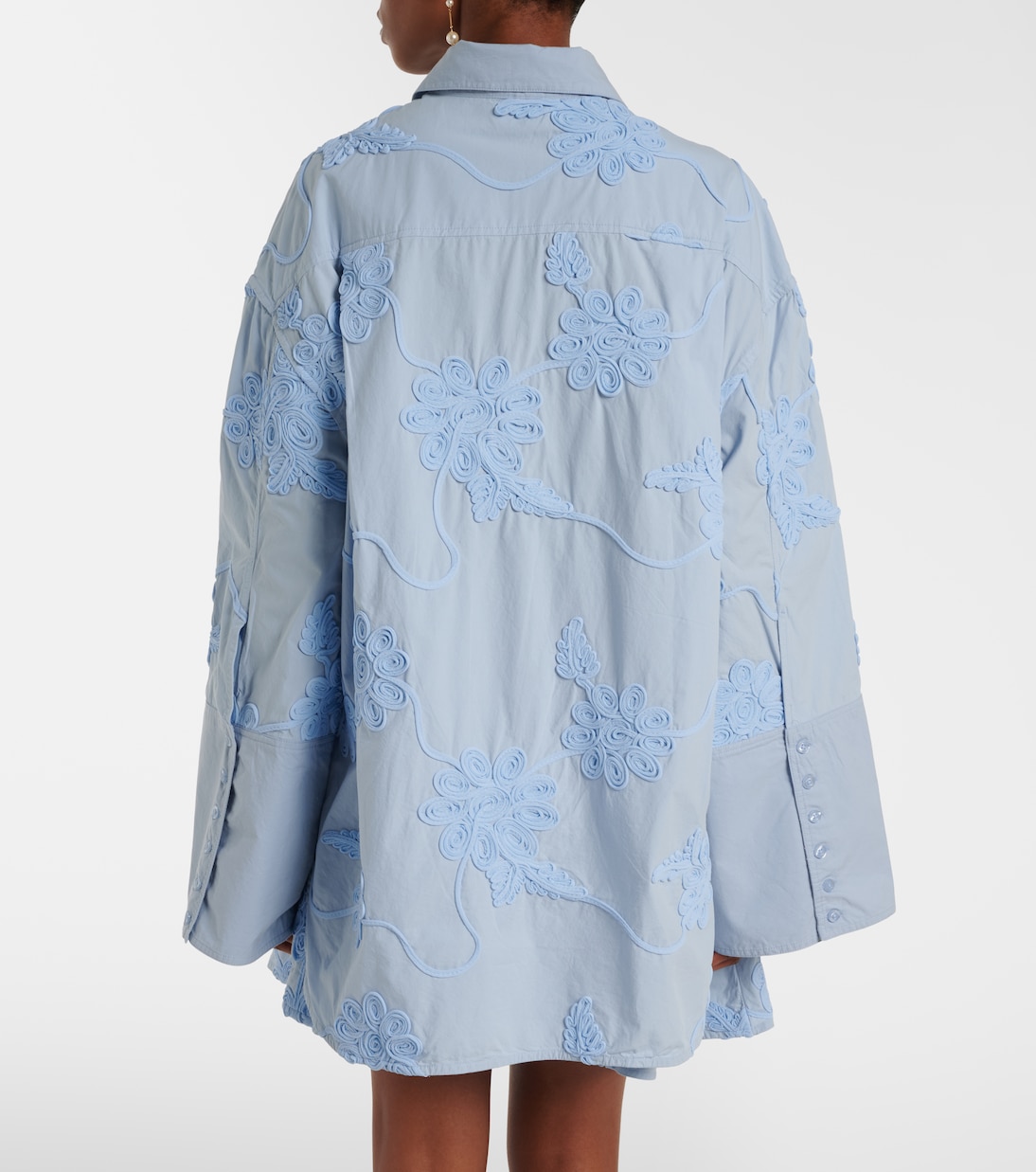 Embroidered cotton shirt | Rotate