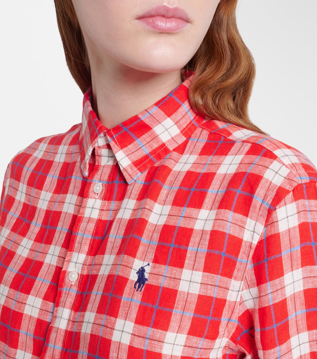 Plaid linen shirt | Polo Ralph Lauren