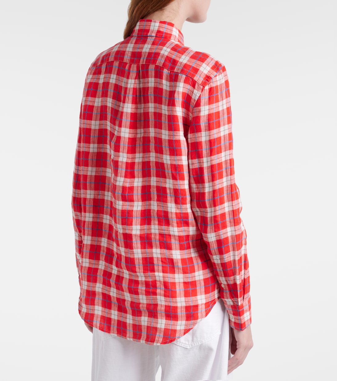 Plaid linen shirt | Polo Ralph Lauren