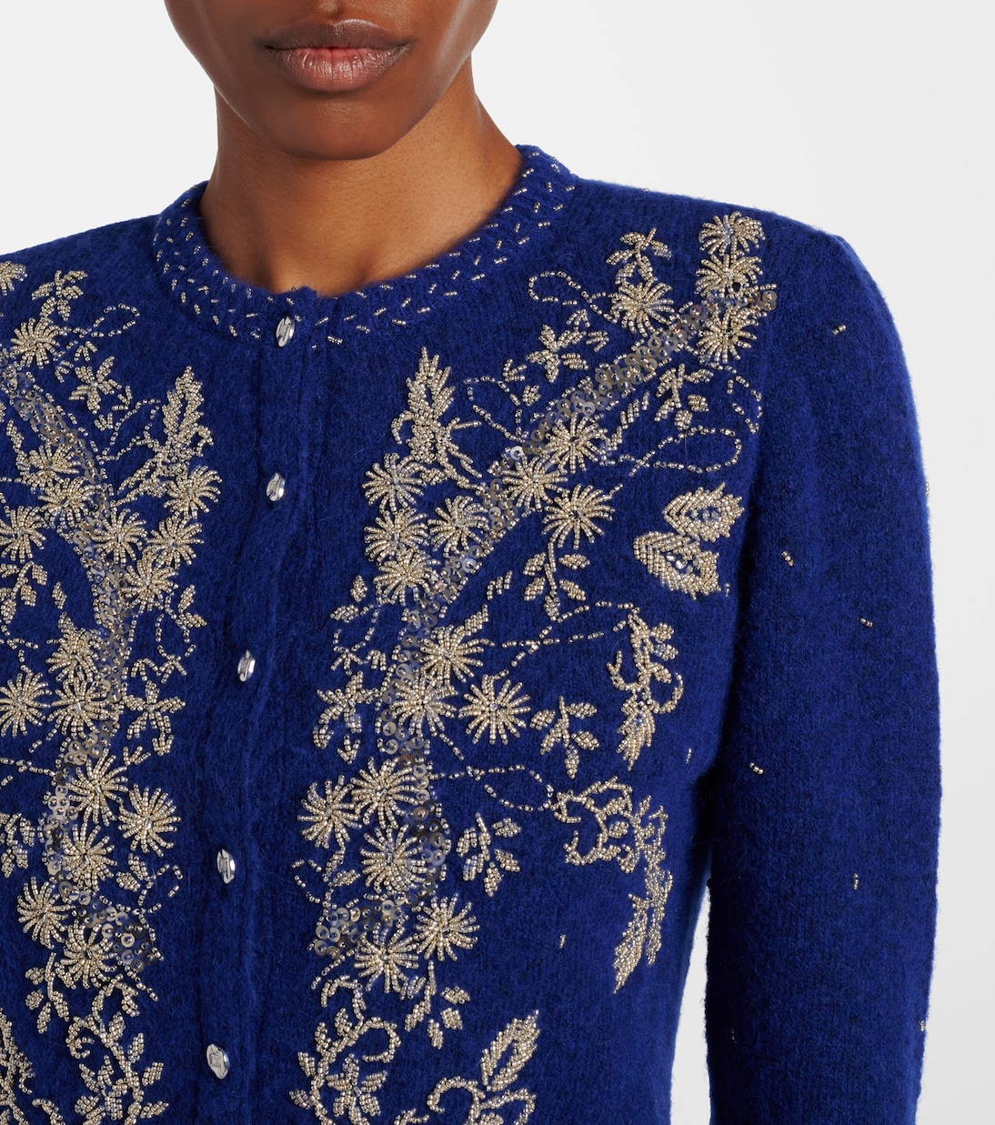 Embellished floral cardigan | Jacques Wei