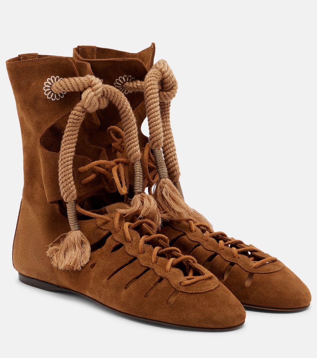 Liade suede lace-up ankle boots | Isabel Marant