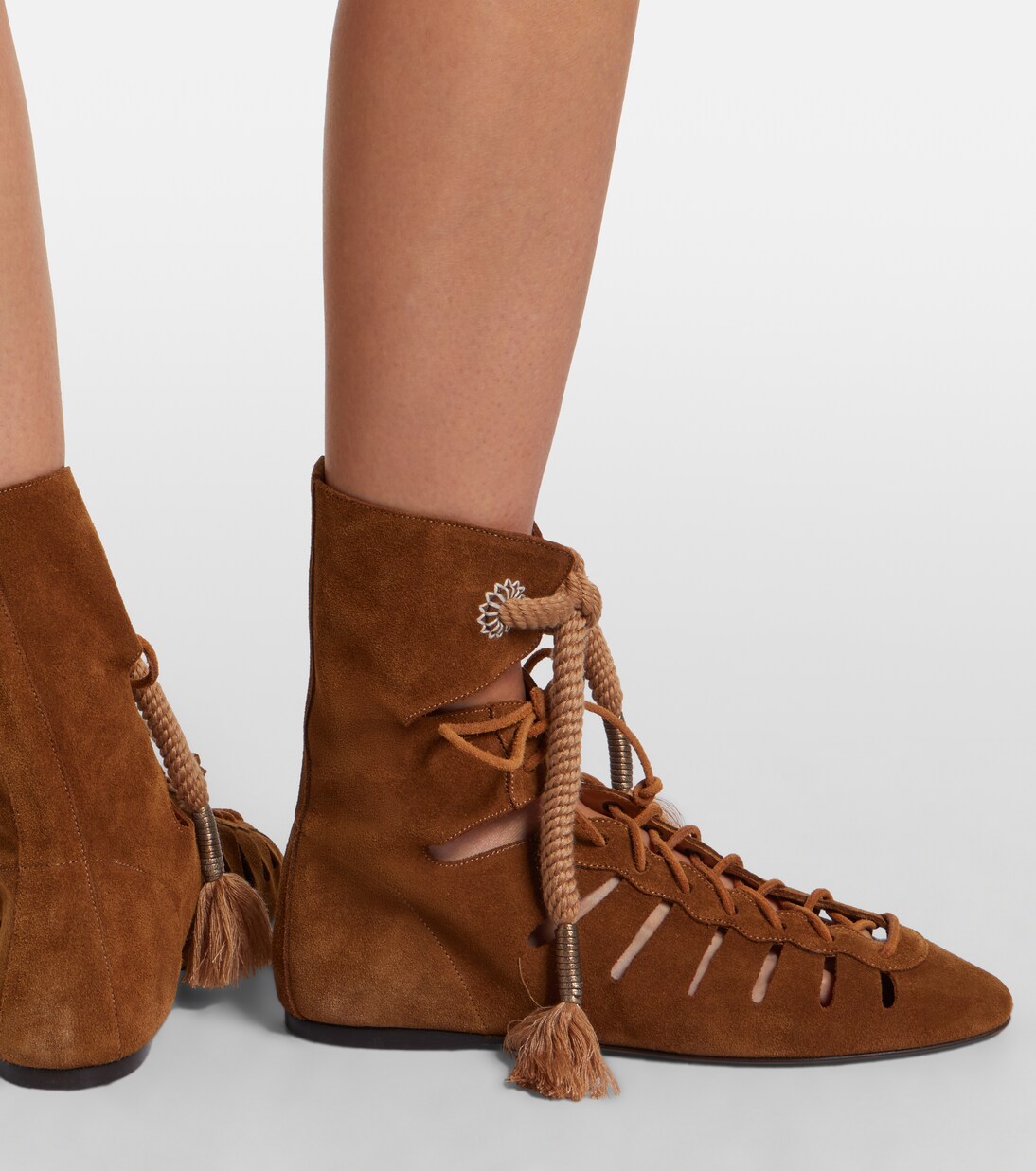 Liade suede lace-up ankle boots | Isabel Marant