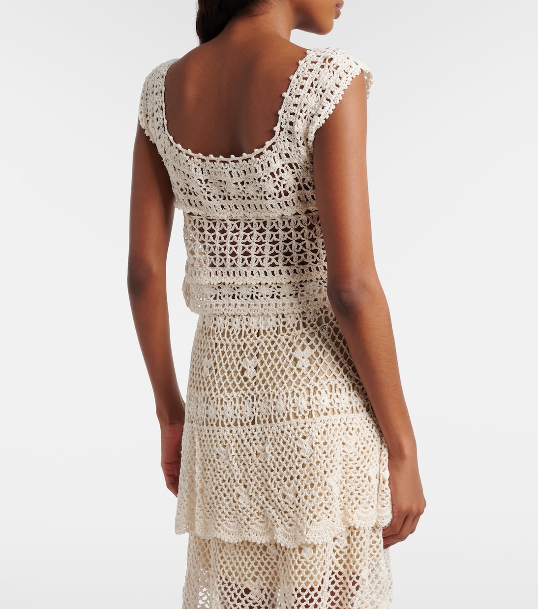 Cropped-Top Deauville aus Häkelstrick | Anna Kosturova