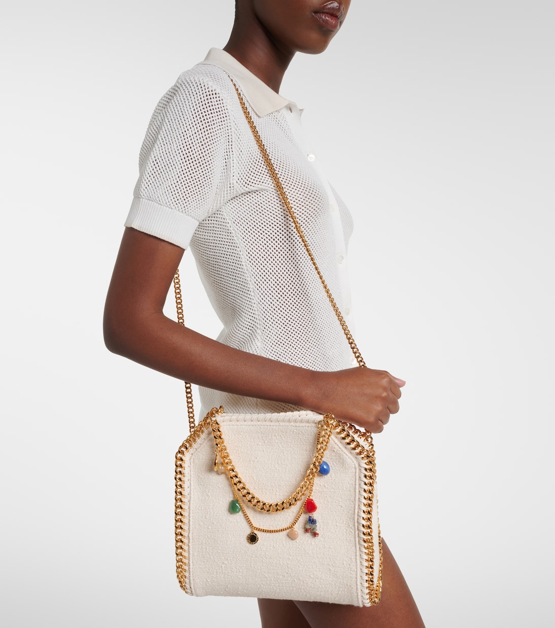Falabella Mini embellished crossbody bag | Stella McCartney
