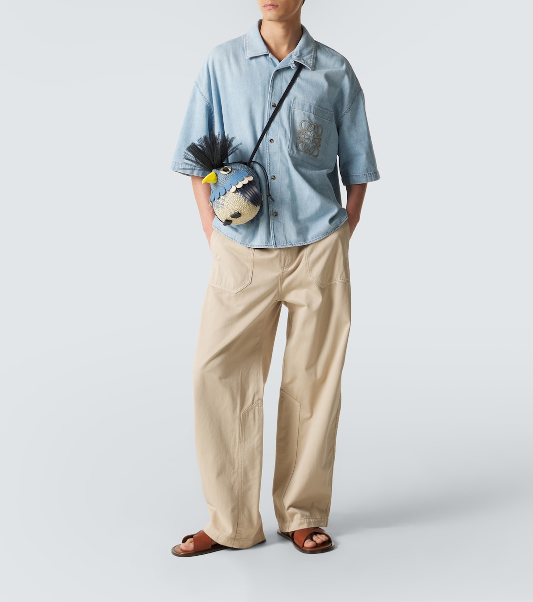 Paula's Ibiza Bird shoulder bag | Loewe