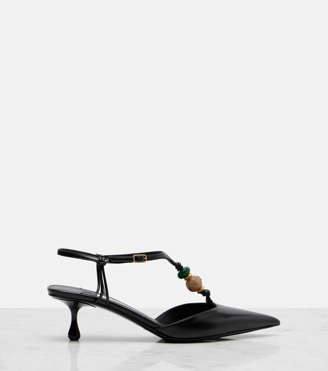 Lauri embellished leather slingback pumps | Jimmy Choo