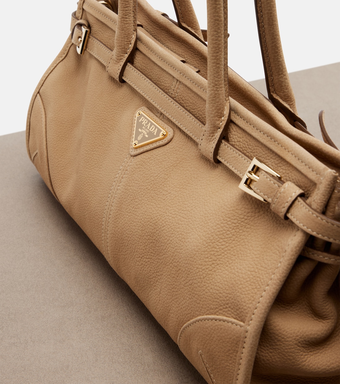 Prada Bonnie Medium leather shoulder bag | Prada