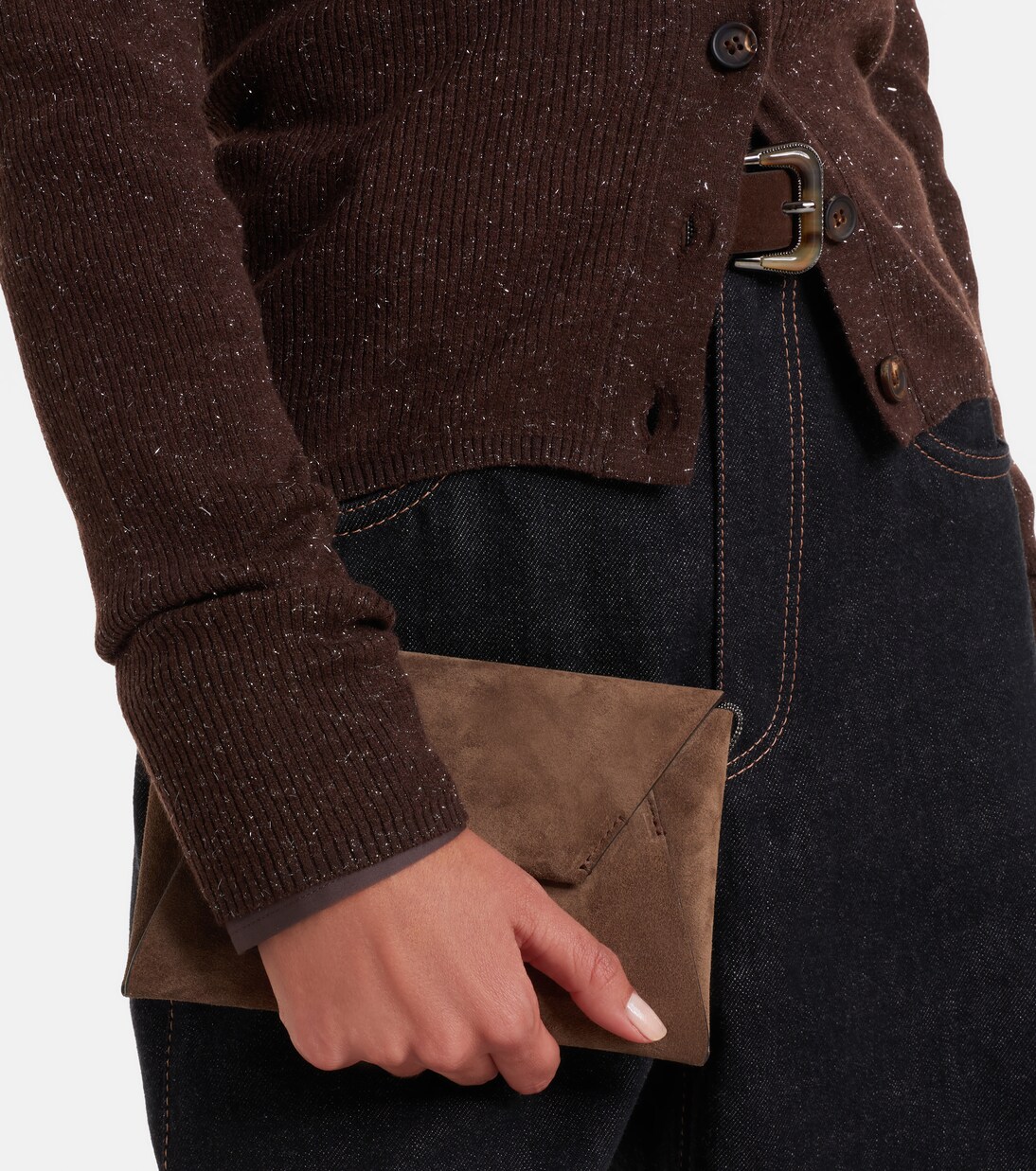 Cárdigan acanalado en mezcla de cachemir | Brunello Cucinelli