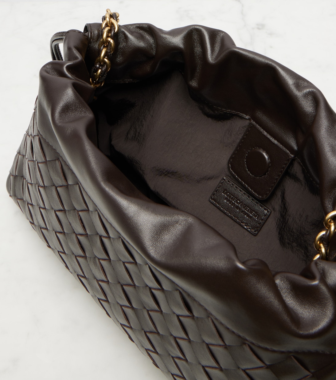 Schultertasche Dustbag Notte Medium | Bottega Veneta