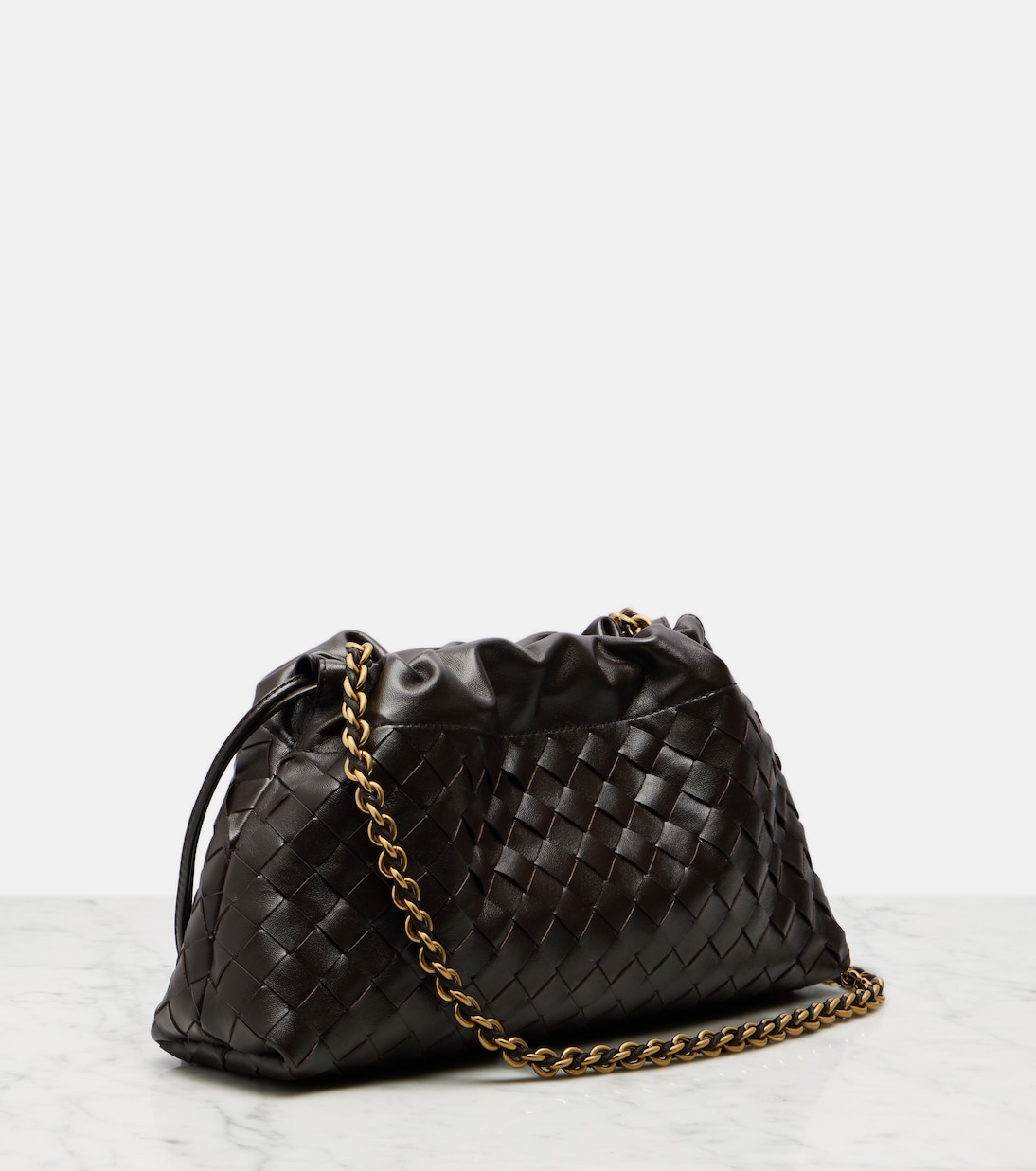 Schultertasche Dustbag Notte Medium | Bottega Veneta
