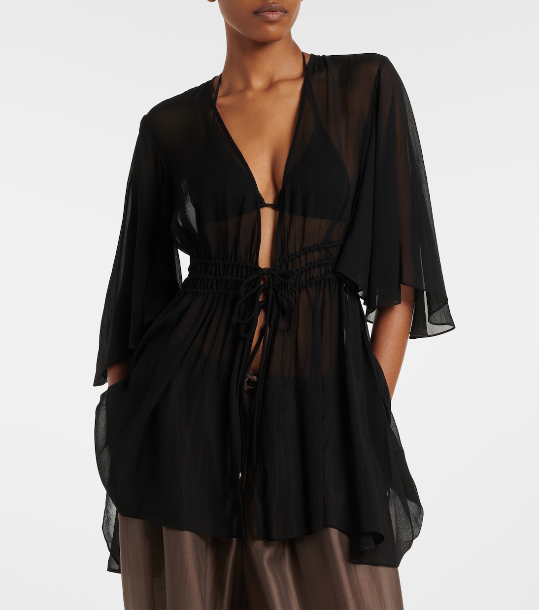 Operette silk muslin top | Eres