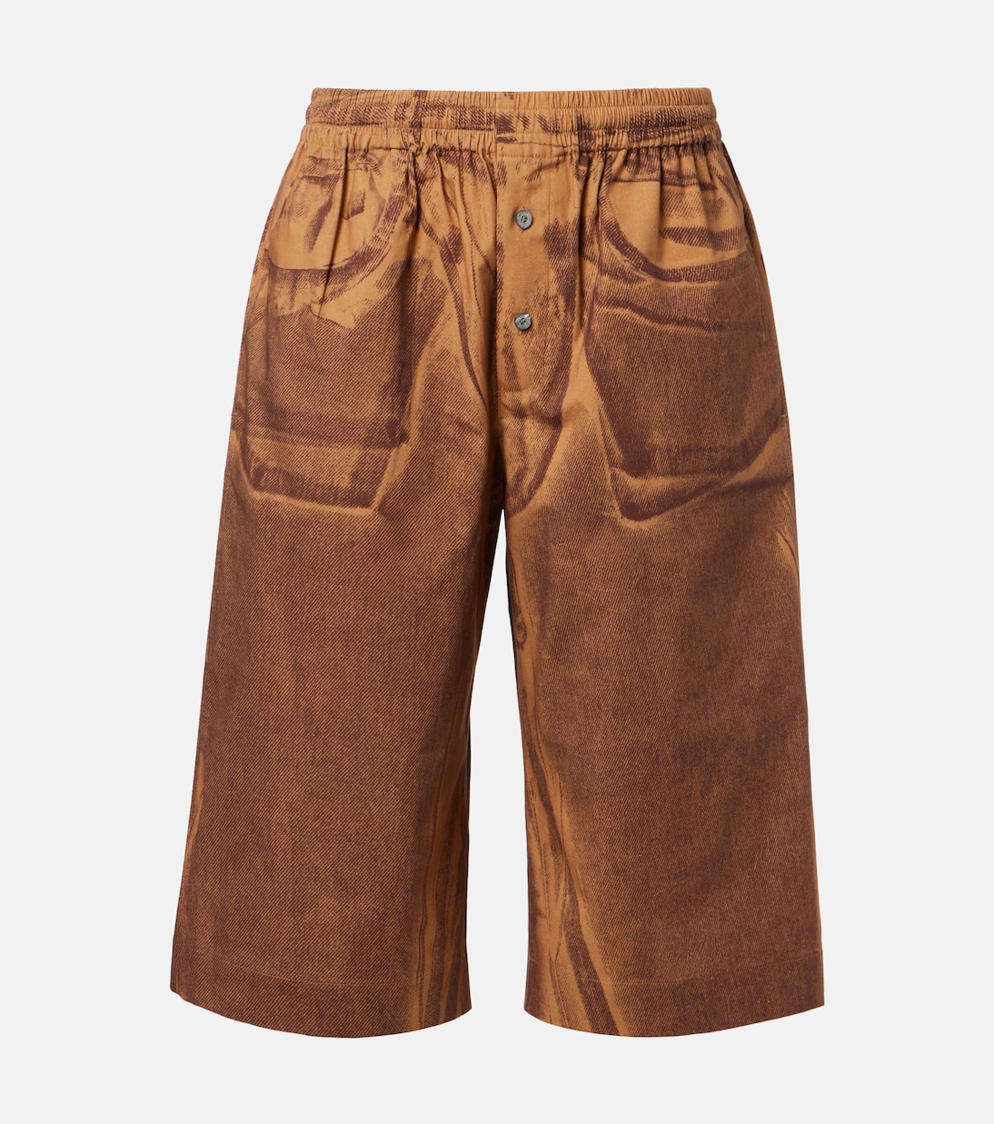 Printed cotton shorts | Acne Studios