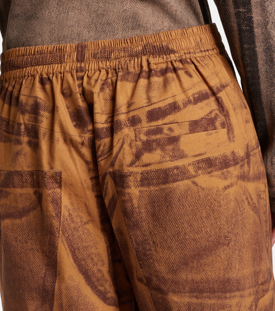 Printed cotton shorts | Acne Studios