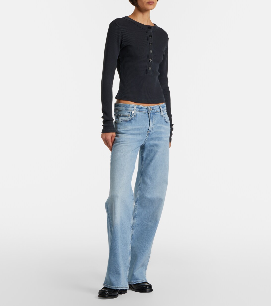 Low-Rise Wide-Leg Jeans Nora | Citizens of Humanity