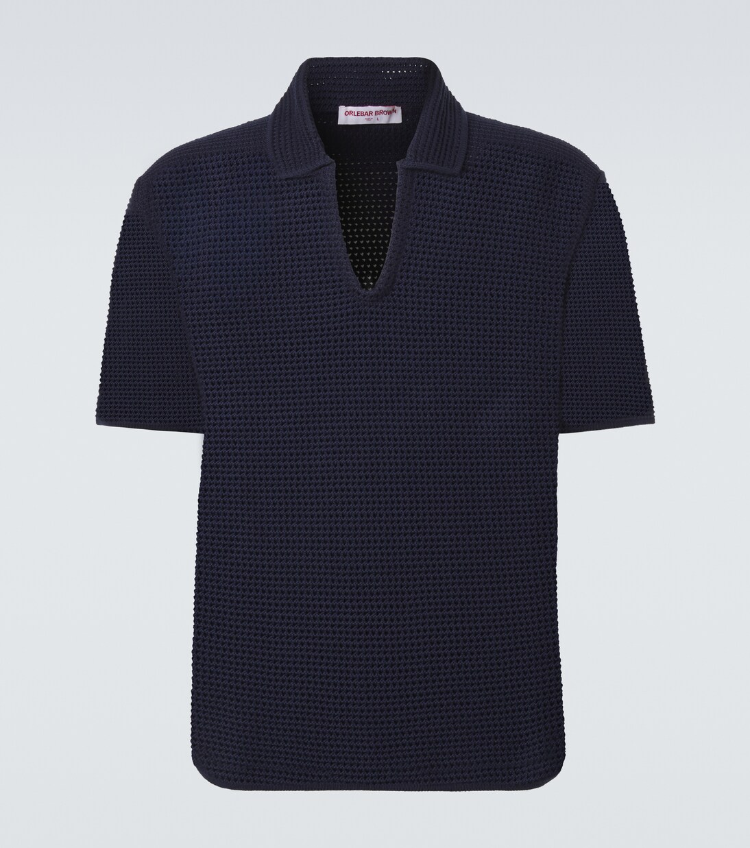 Polo Batten de croché de algodón | Orlebar Brown