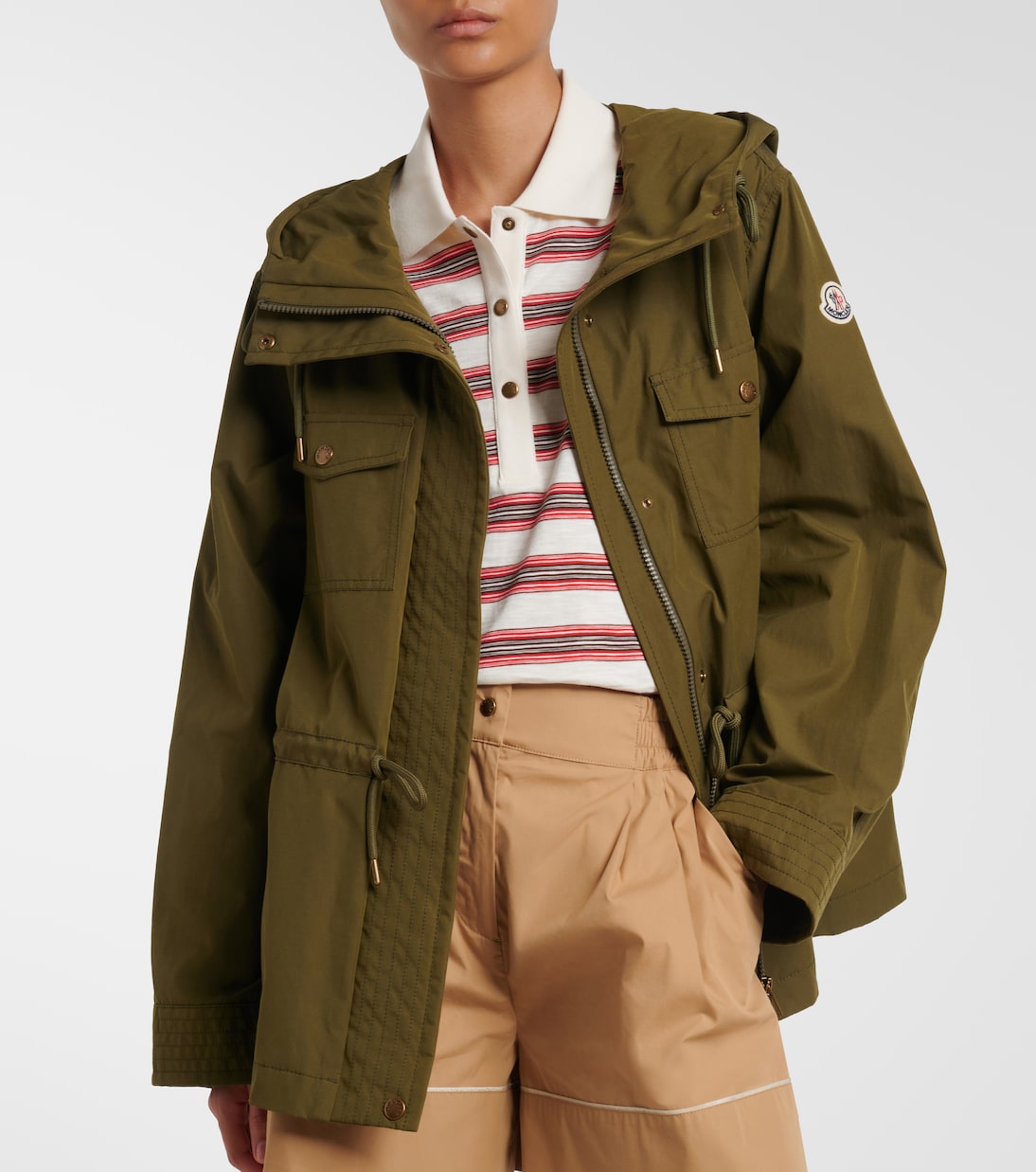 Gestreiftes Polohemd aus Baumwoll-Jersey | Moncler