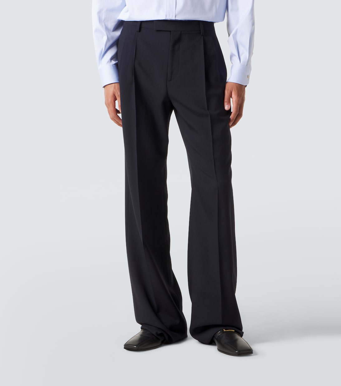 Virgin wool straight pants | Valentino
