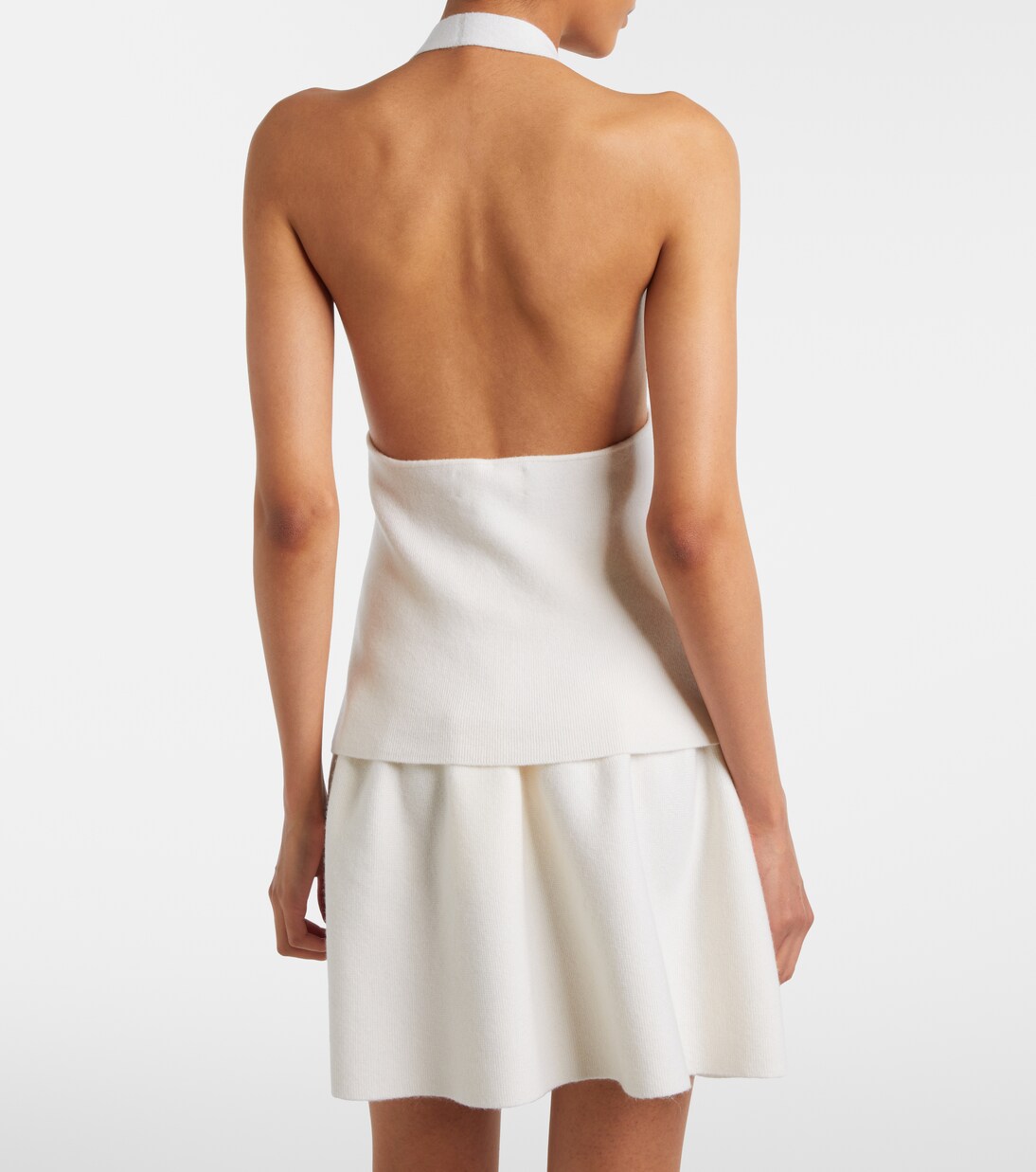 Immy halterneck cashmere sweater vest | Lisa Yang