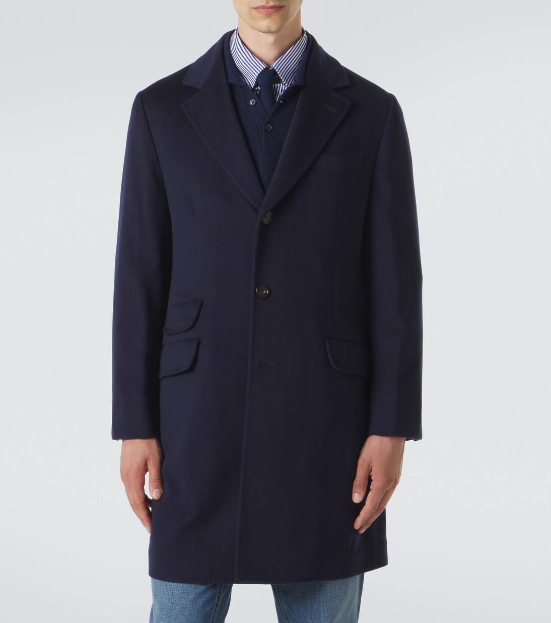 Manteau en laine vierge | Brunello Cucinelli