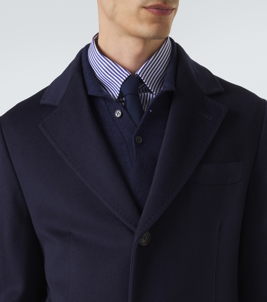 Manteau en laine vierge | Brunello Cucinelli