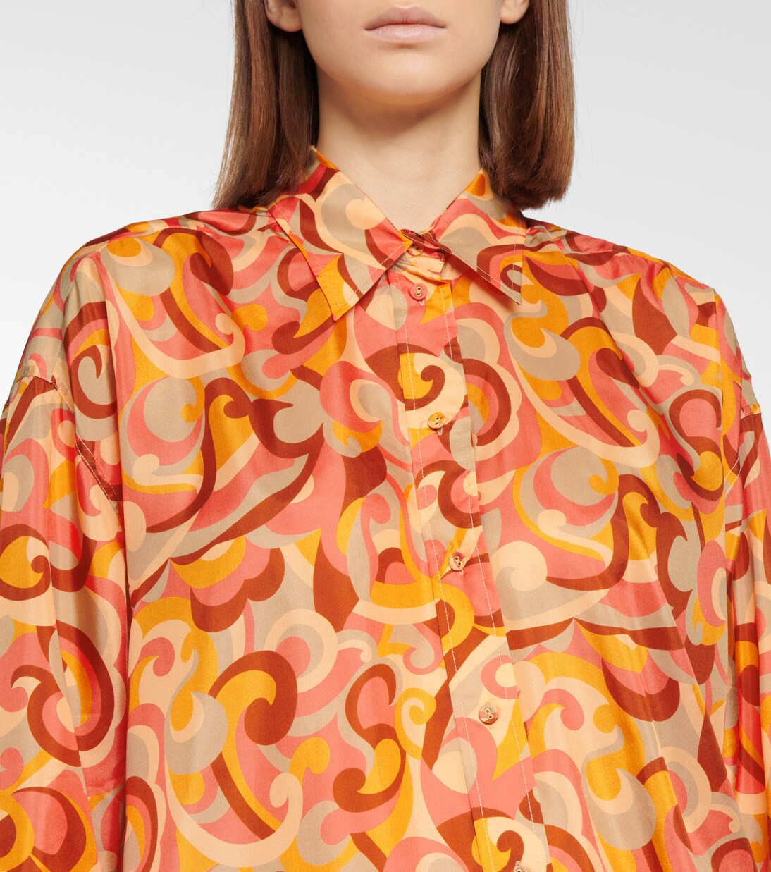 Bedruckte Seidenbluse | Zimmermann