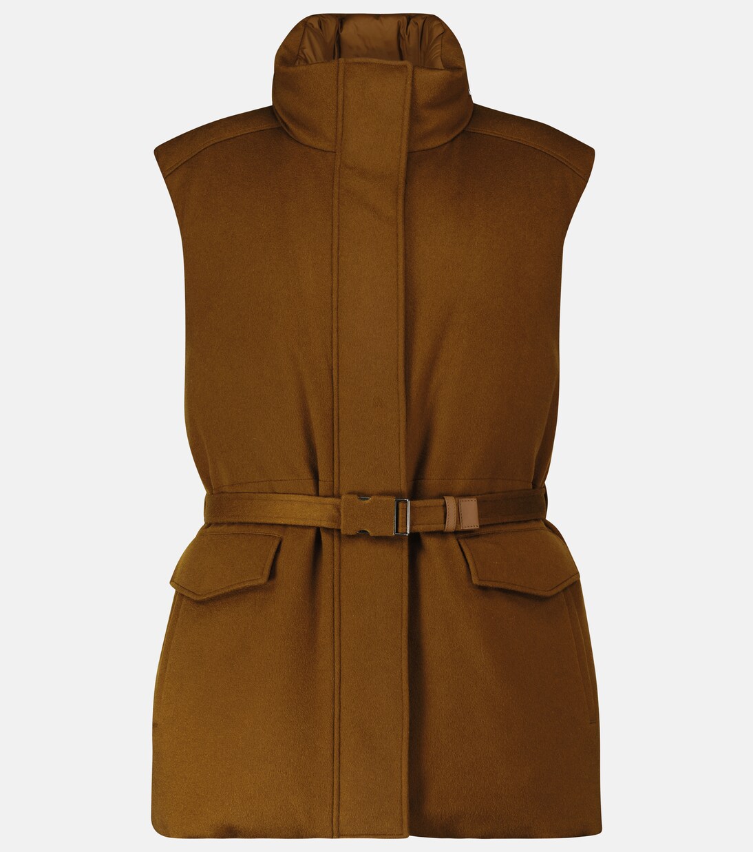 Laytin belted cashmere vest | Loro Piana