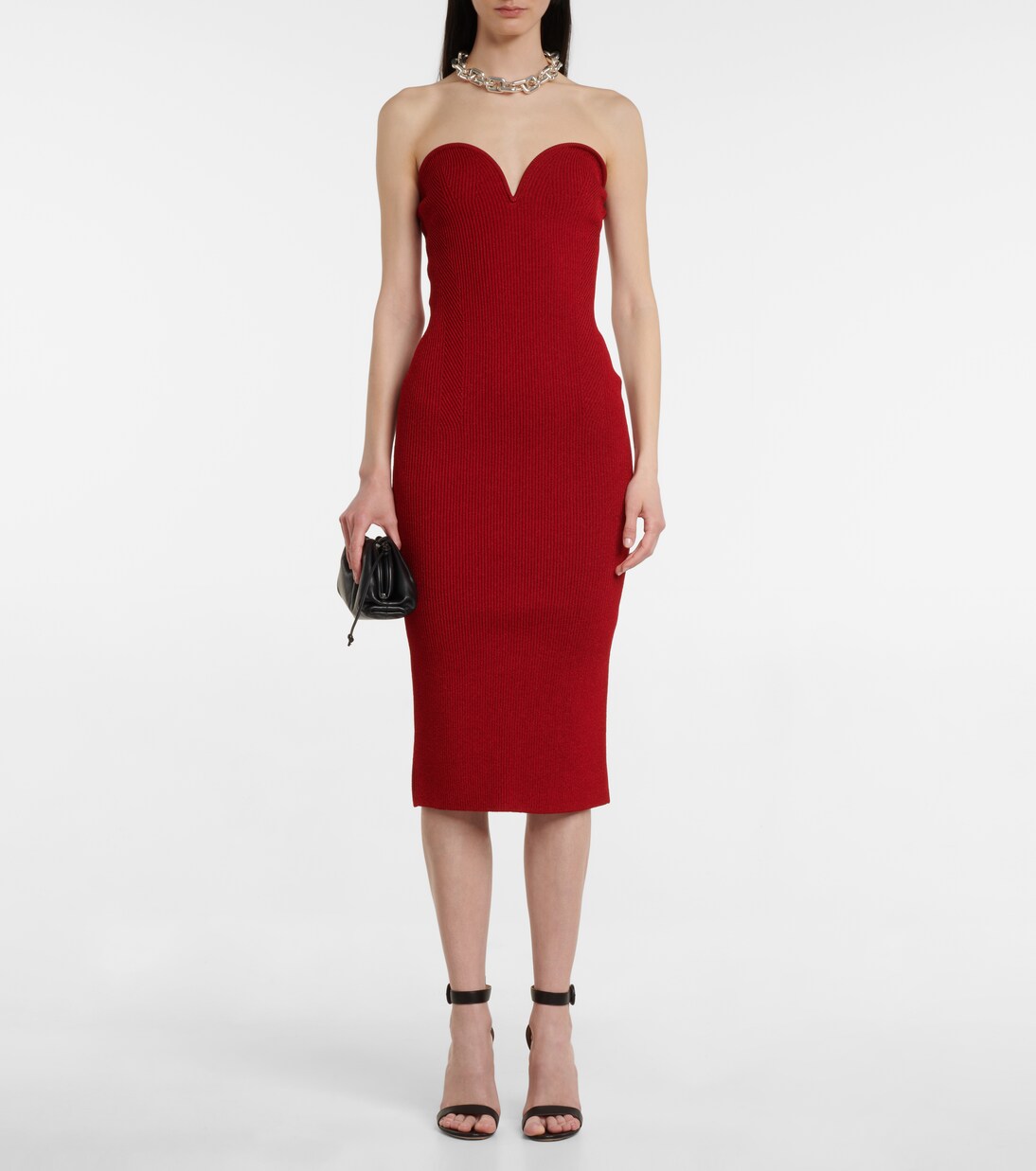 Robe midi bustier Thalia | Galvan