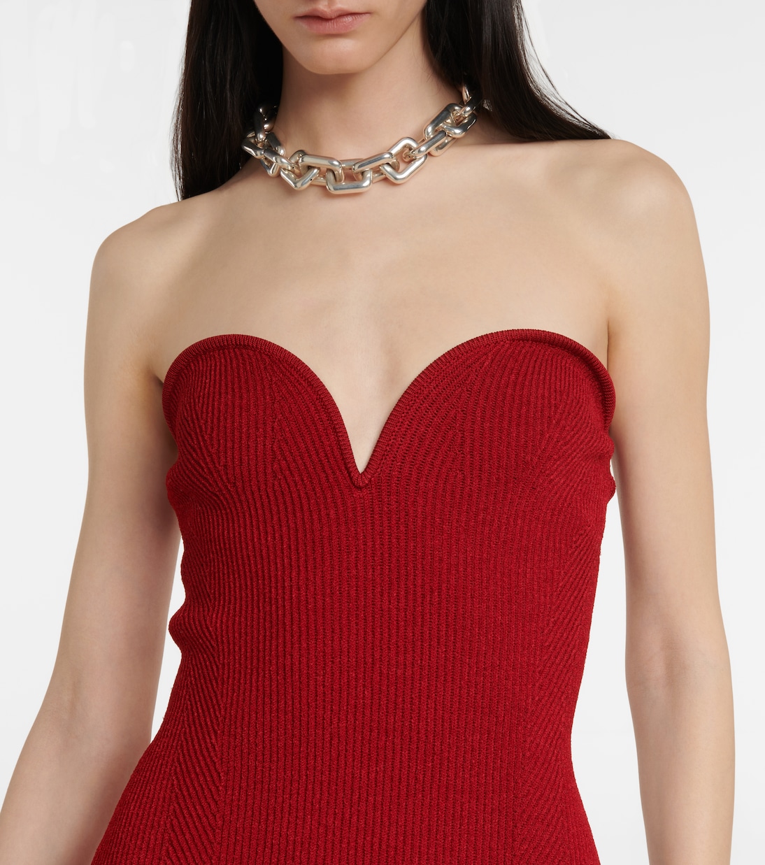 Robe midi bustier Thalia | Galvan