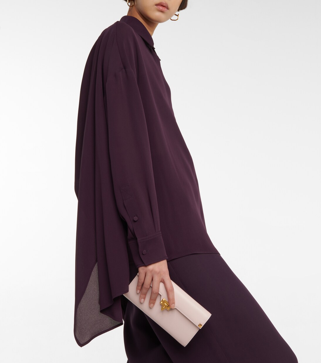 Hemd aus Seiden-Georgette | Valentino