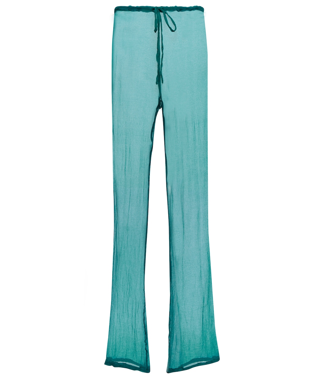 High-Rise-Hose aus Seide | Dries Van Noten