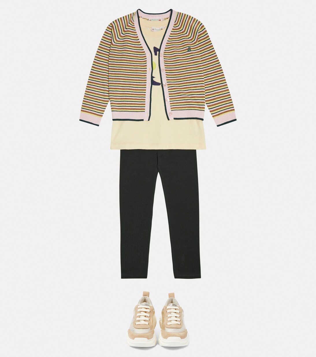 Apparent striped cardigan | Bonpoint