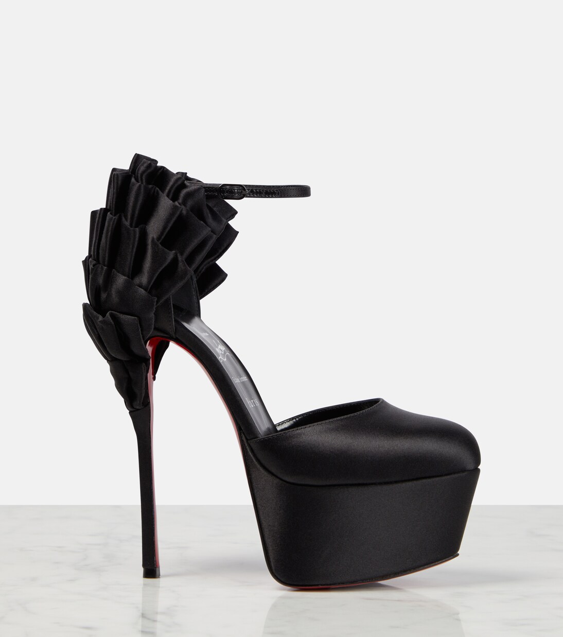 Maria Frou Alta satin platform pumps | Christian Louboutin