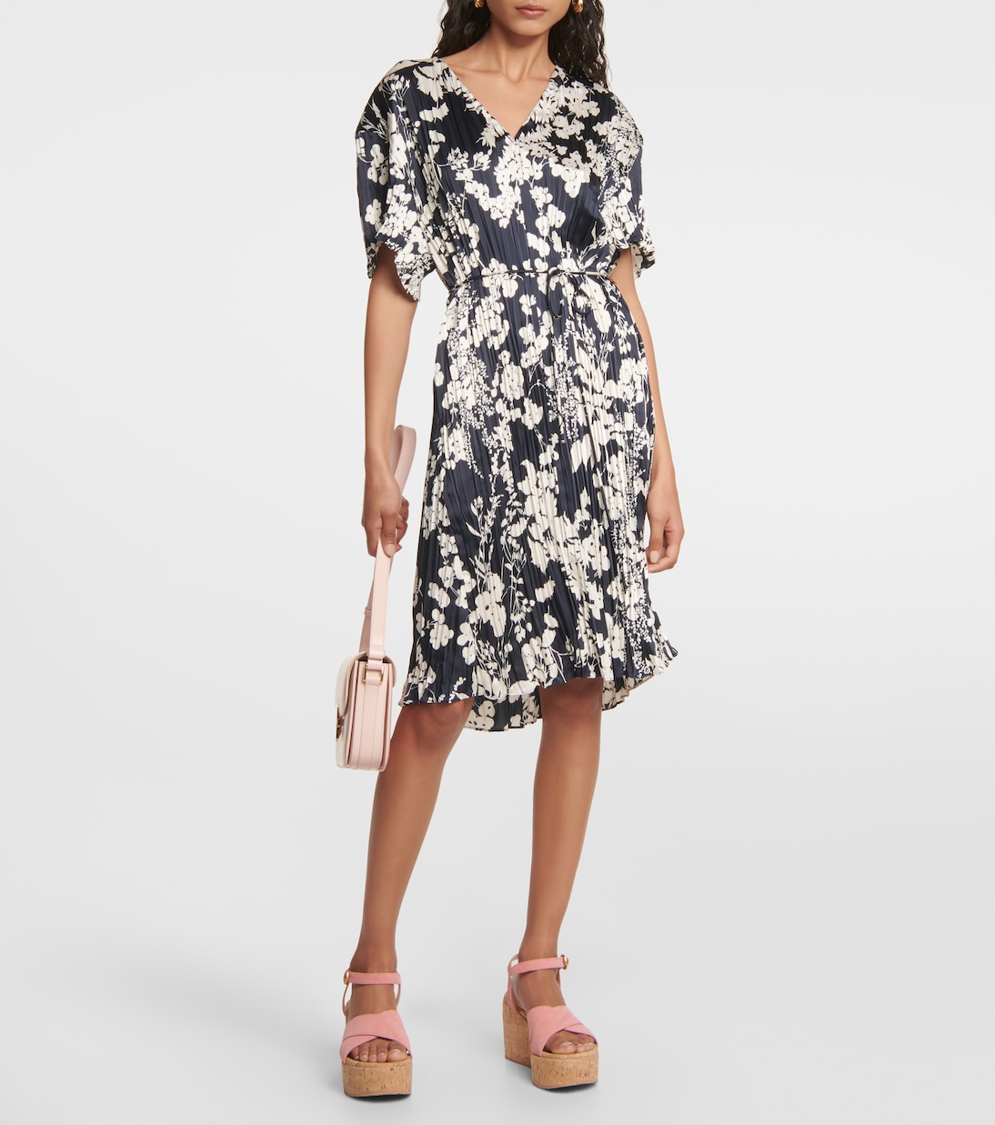 Wedge-Sandalen aus Veloursleder | Gianvito Rossi